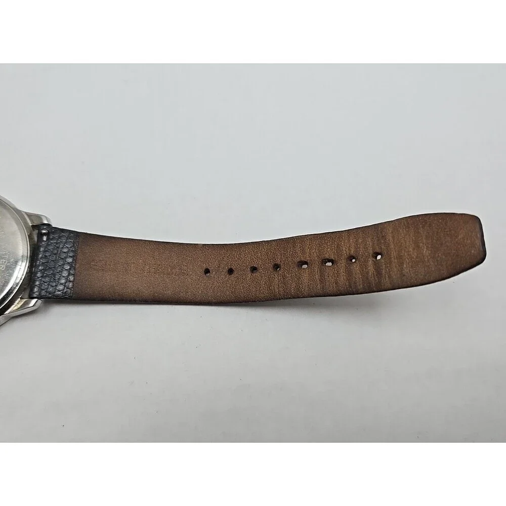 Jos A Bank Silver Dial Multifunction Mens Day Date 40mm Dress Watch New Battery
